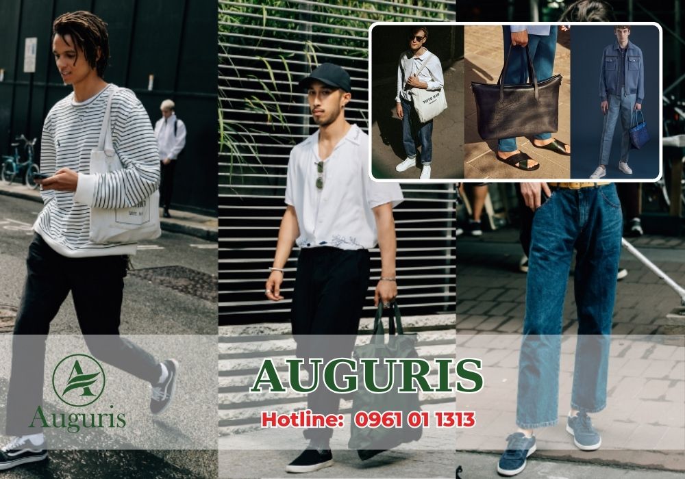 Hãy thử phối túi xách nam với những bộ đồ mà bạn thường xuyên mặc đi làm, kết hợp với những món đồ khác như đồng hồ, giày, cà vạt để tạo sự cân đối và thu hút.